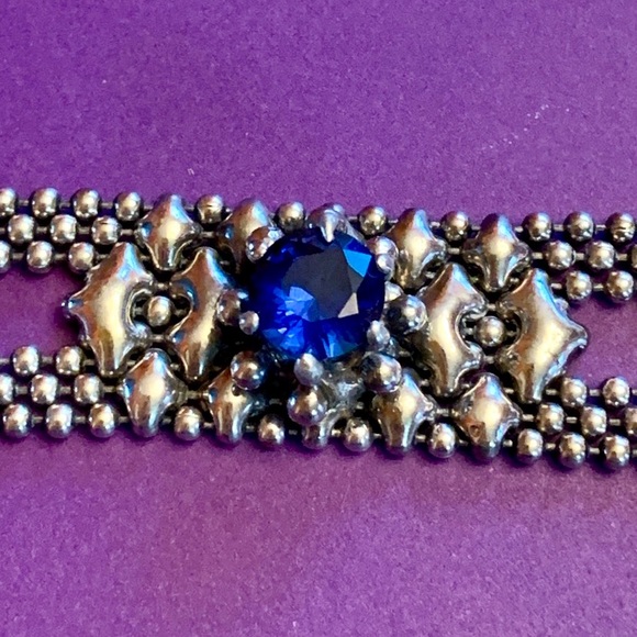 Sergio Gutierrez SG Blue Crystal Bracelet - Picture 4 of 9